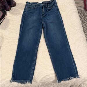 Tyla Vervet Crop Straight Jeans